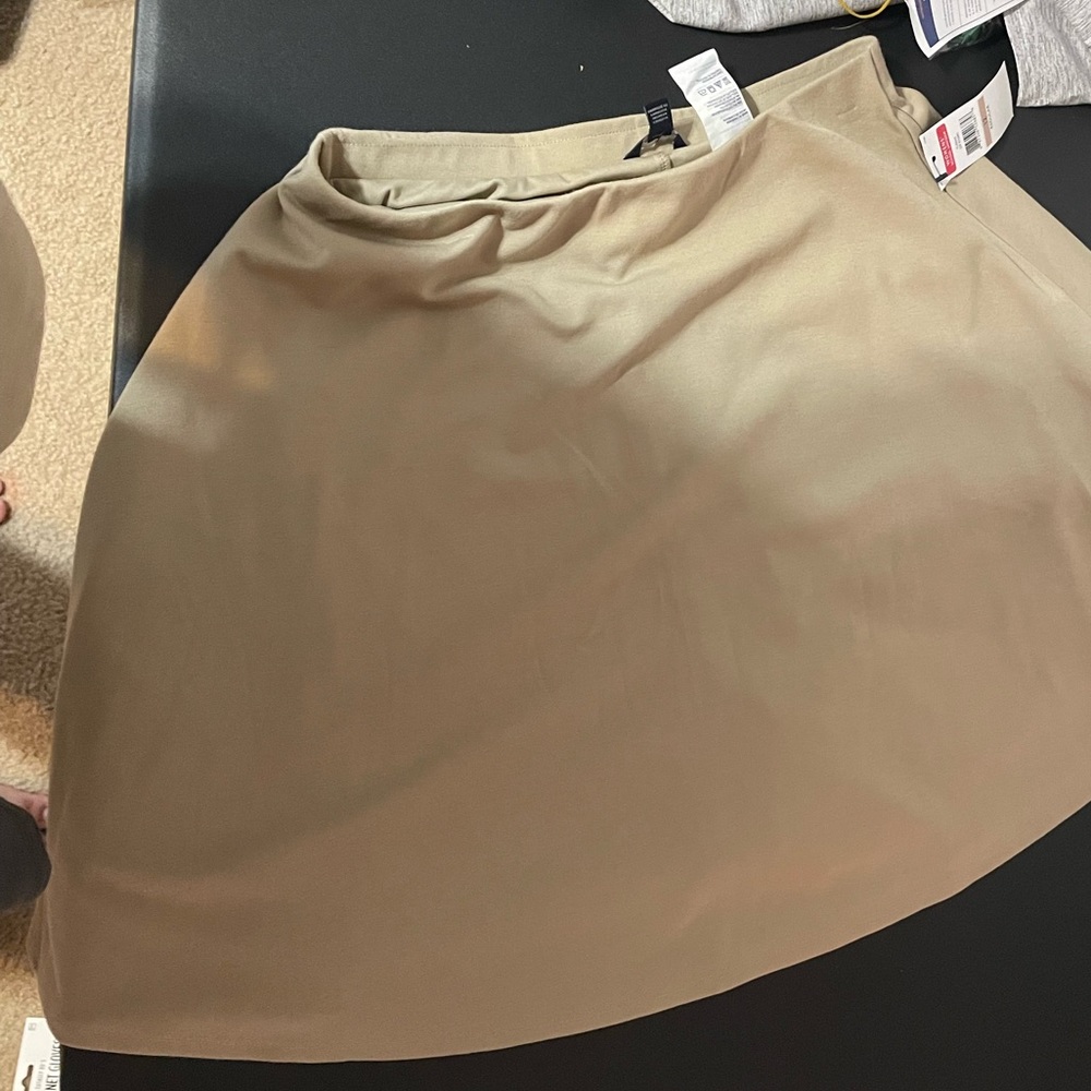 Tommy Hilfiger Khaki School Skirt